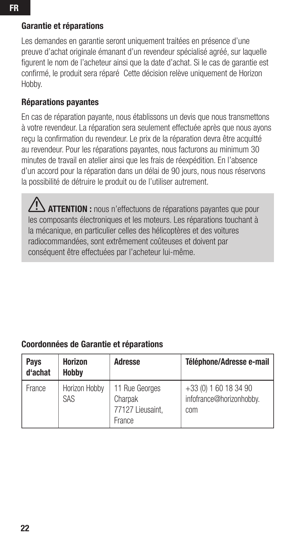 Spektrum SPMA9590 User Manual | Page 22 / 32