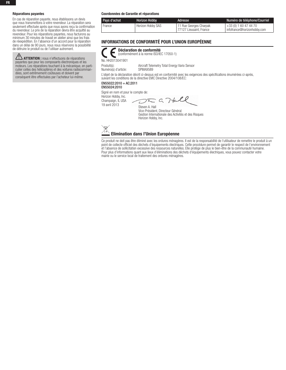 Spektrum SPMA9589 User Manual | Page 6 / 8