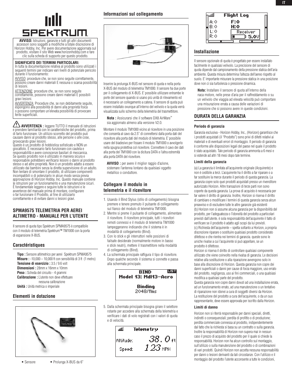 Spektrum SPMA9575 User Manual | Page 7 / 8