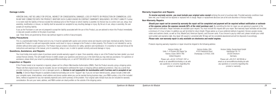 Spektrum SPMMSJR720 User Manual | Page 15 / 17
