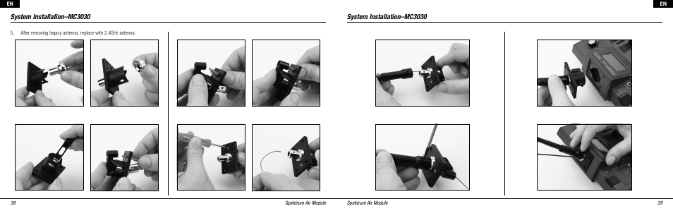 System installation–mc3030 | Spektrum SPMMS3132 User Manual | Page 7 / 16