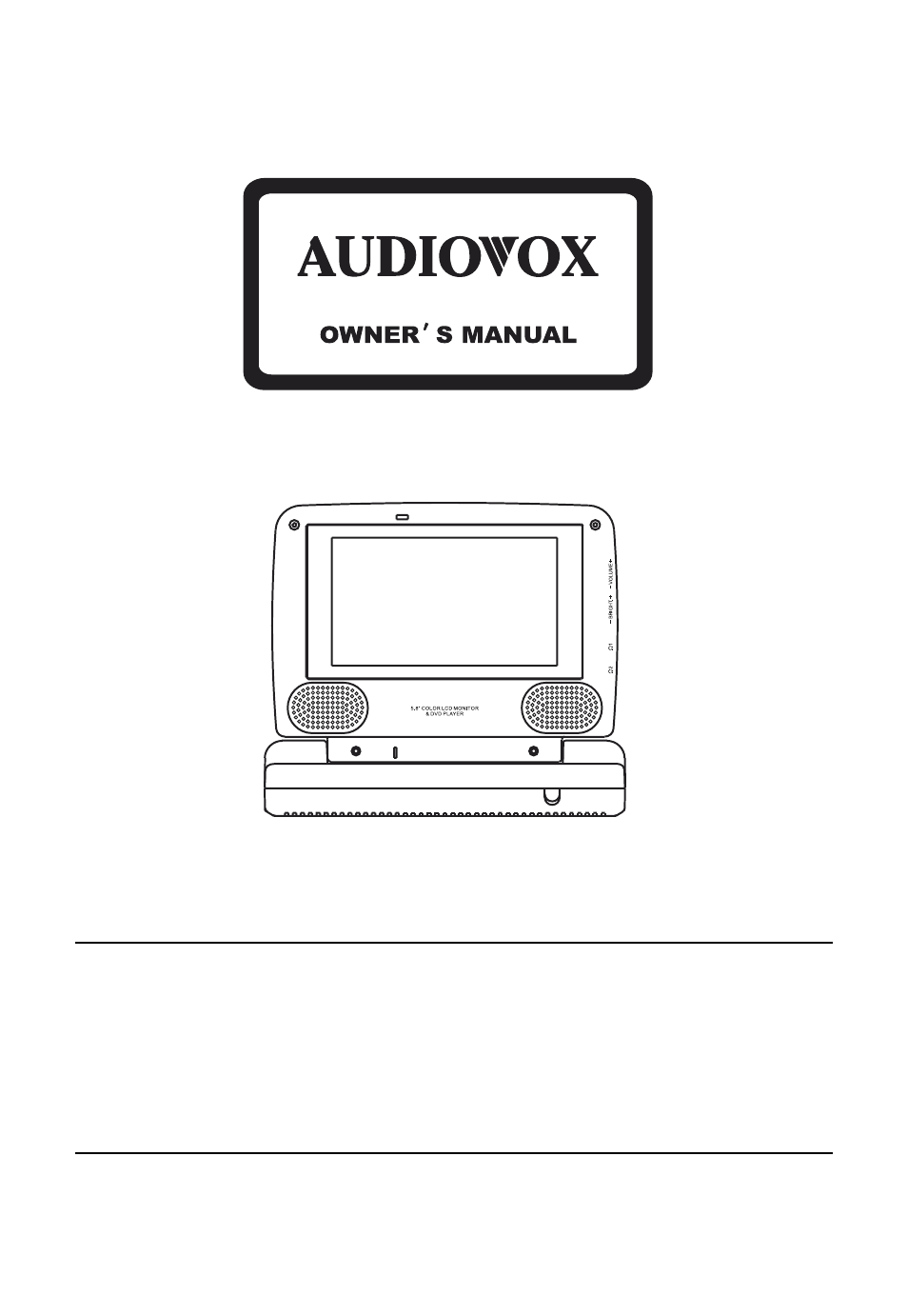 Audiovox D1501 User Manual | 32 pages