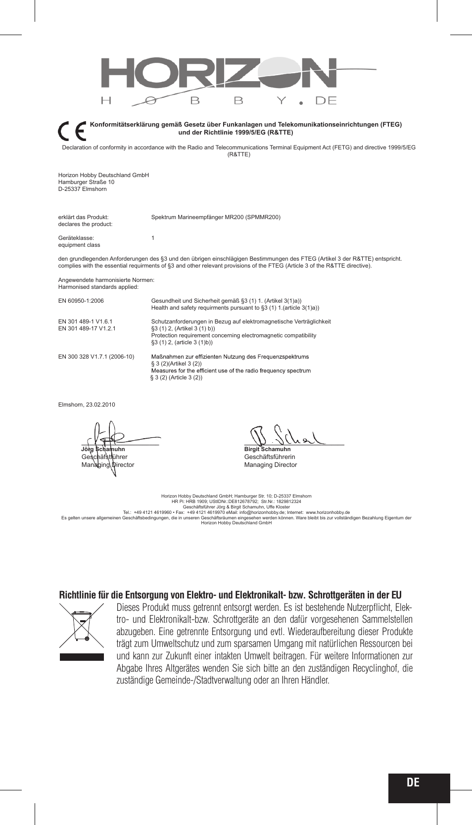 Spektrum SPMMR200 User Manual | Page 21 / 48