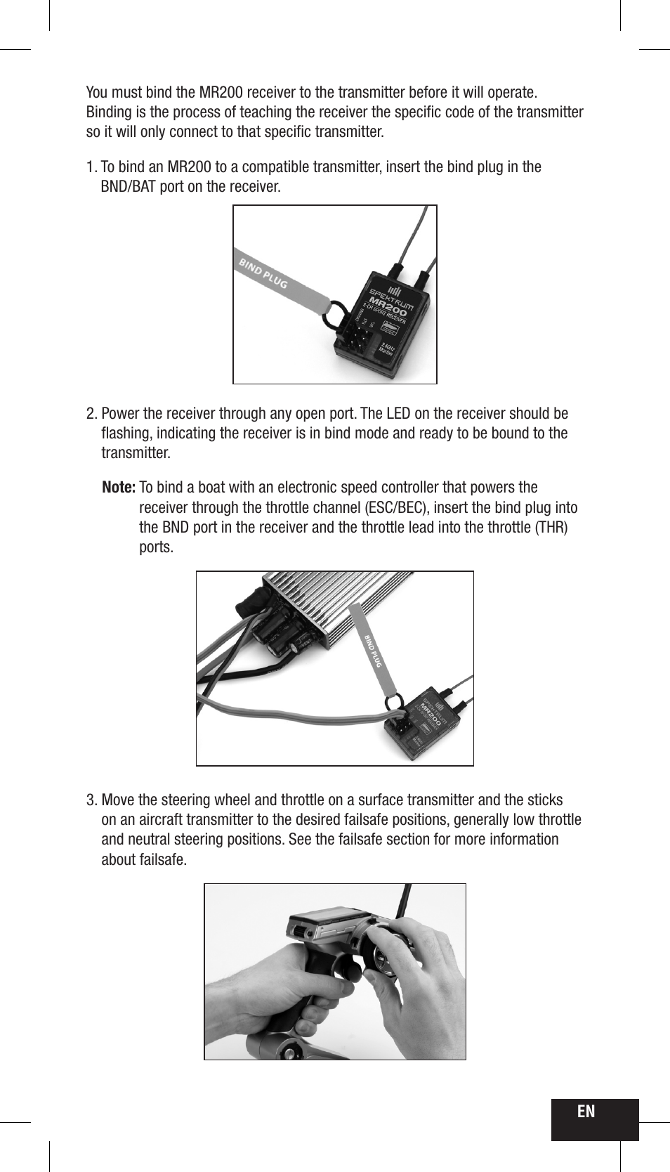 Spektrum SPMMR200 User Manual | Page 5 / 48