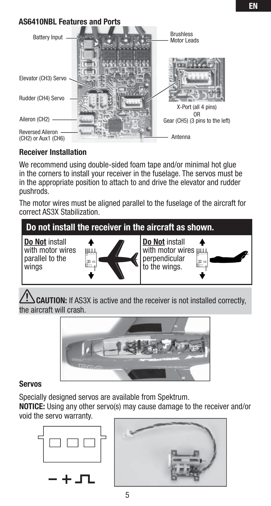 Spektrum SPMAS6410NBL User Manual | Page 5 / 16