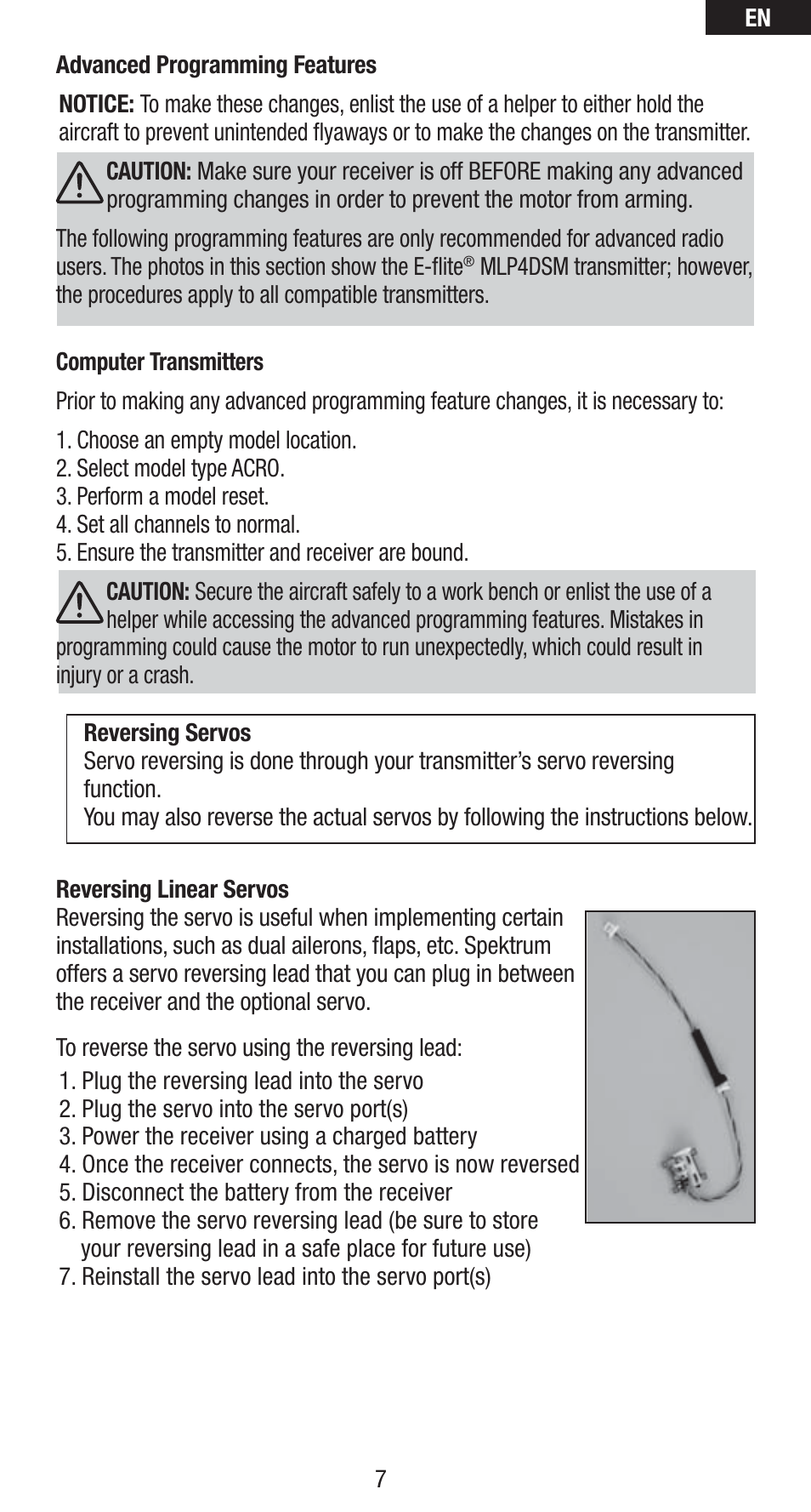 Spektrum SPMAS6410NBL User Manual | Page 7 / 16