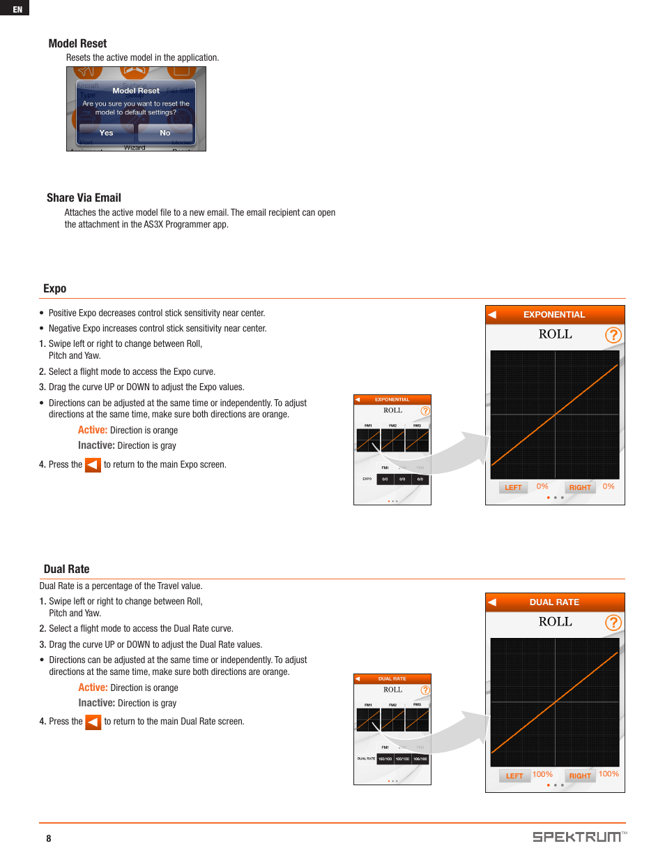Spektrum SPMAR6335 AS3X_Programmer User Manual | Page 8 / 10