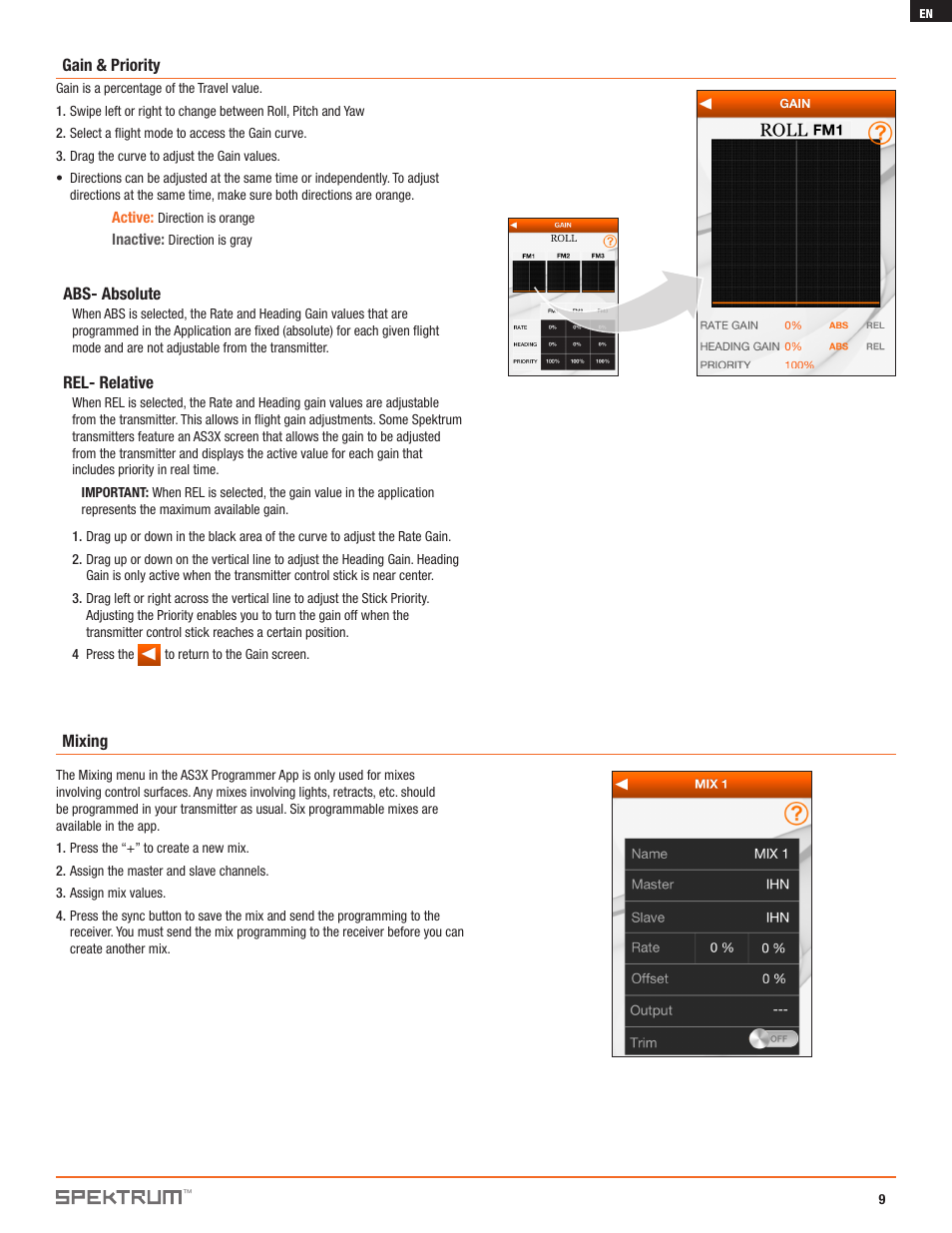 Spektrum SPMAR6335 AS3X_Programmer User Manual | Page 9 / 10