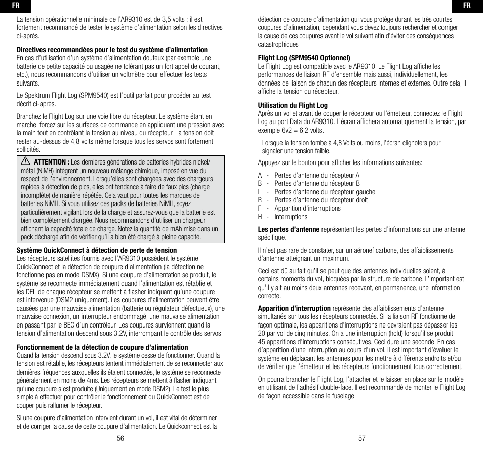 Spektrum SPMAR9310 User Manual | Page 29 / 45