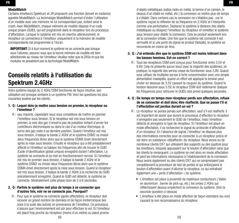 Spektrum SPMAR9310 User Manual | Page 30 / 45