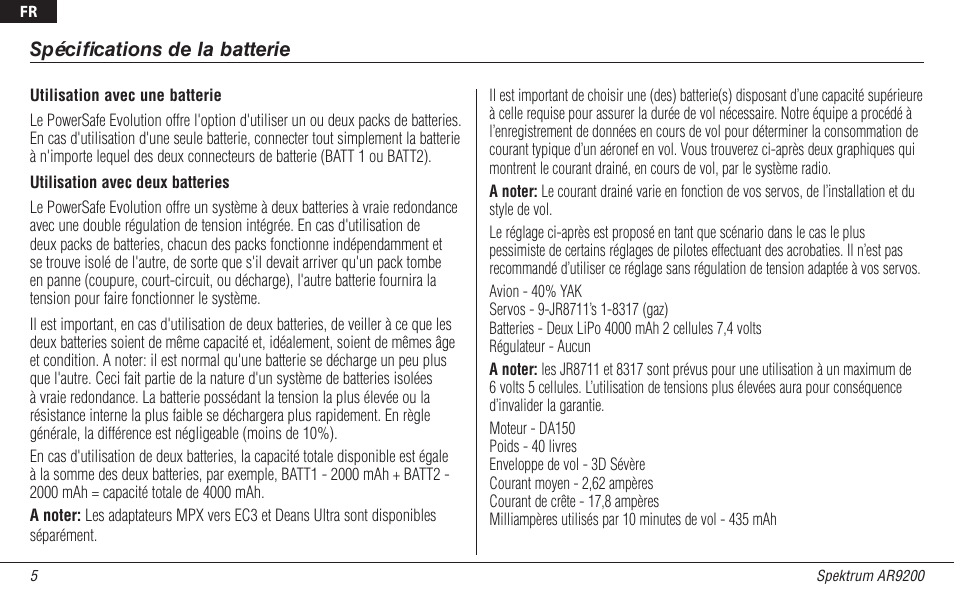 Spektrum SPMAR9200 User Manual | Page 51 / 92