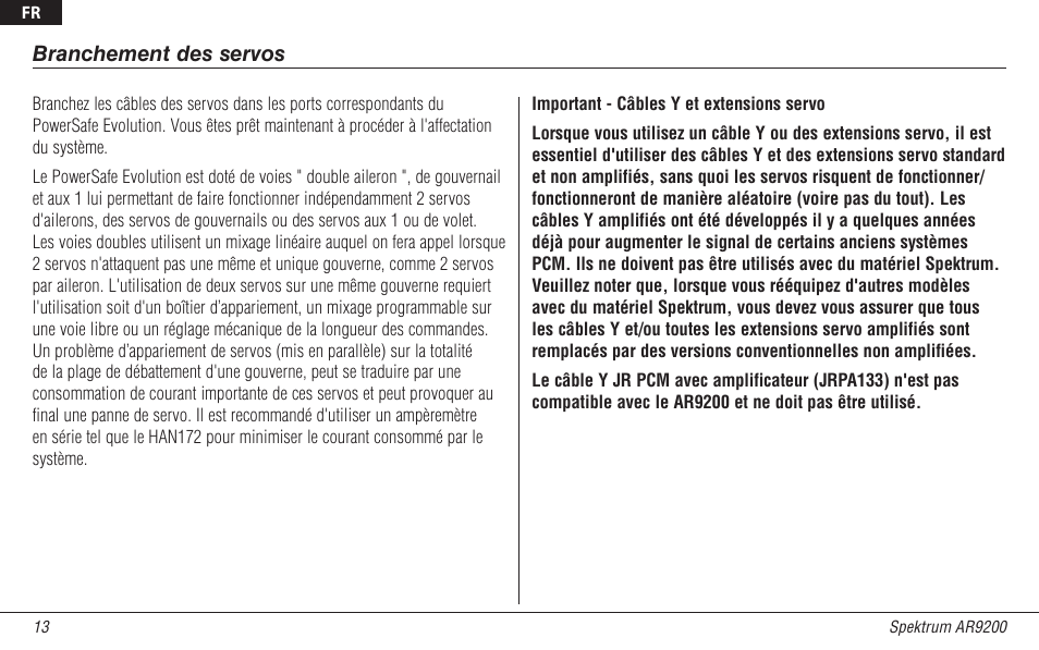 Spektrum SPMAR9200 User Manual | Page 59 / 92