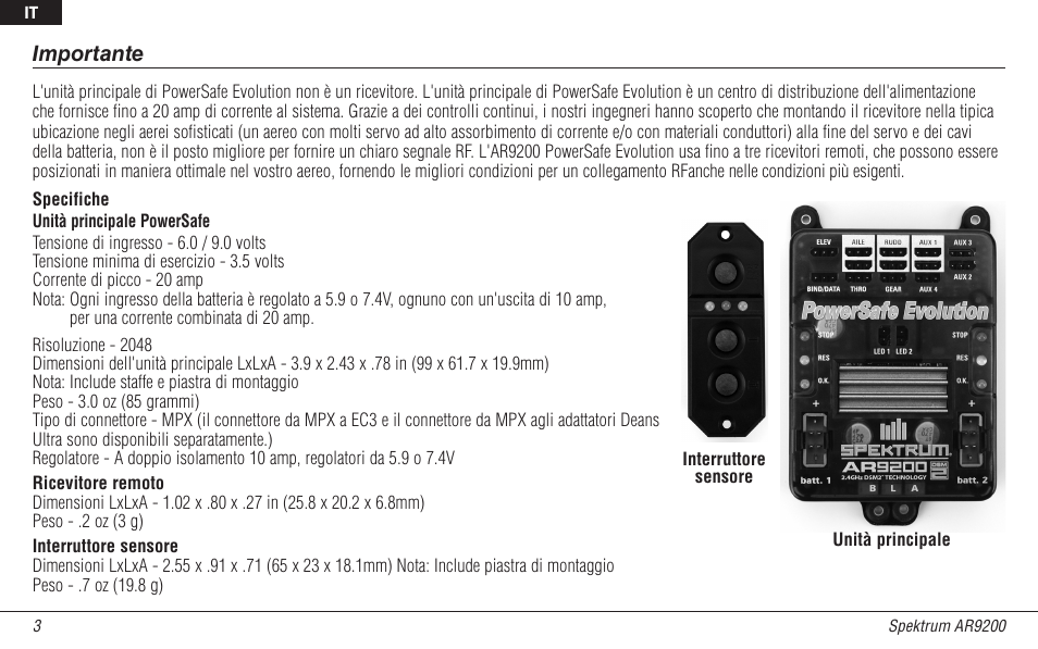 Spektrum SPMAR9200 User Manual | Page 71 / 92