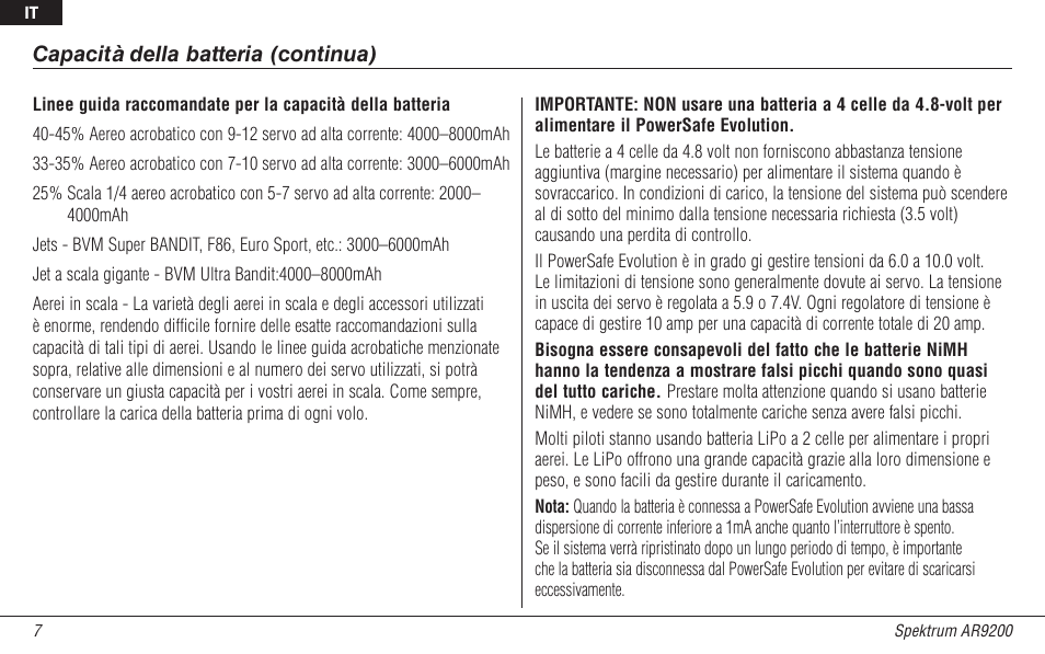 Spektrum SPMAR9200 User Manual | Page 75 / 92