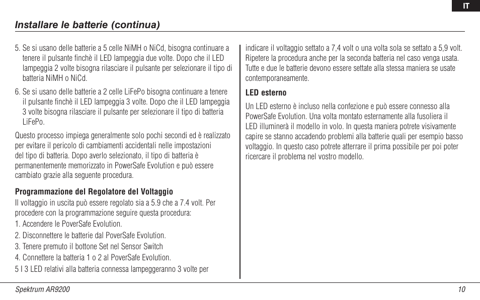 Spektrum SPMAR9200 User Manual | Page 78 / 92