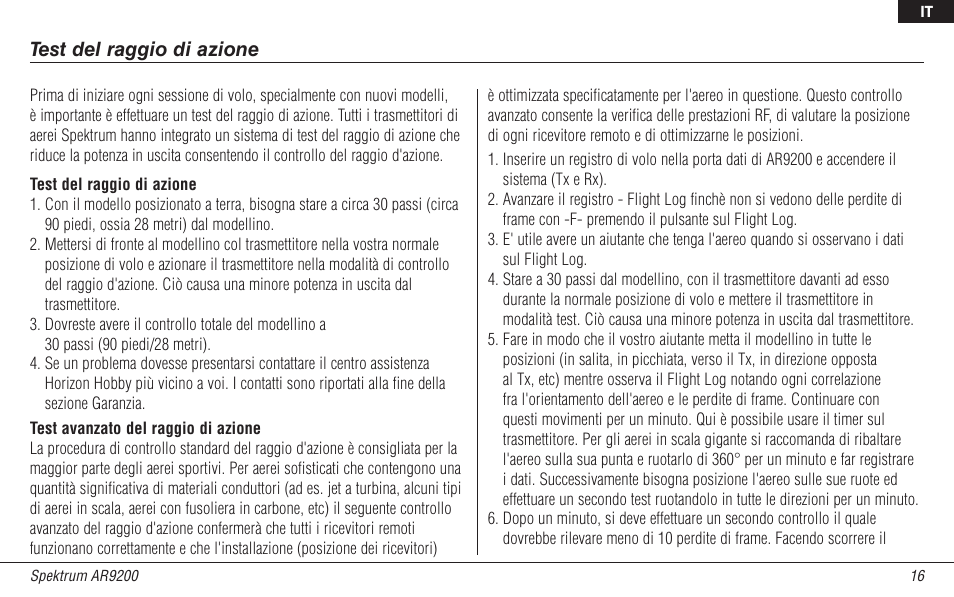 Spektrum SPMAR9200 User Manual | Page 84 / 92