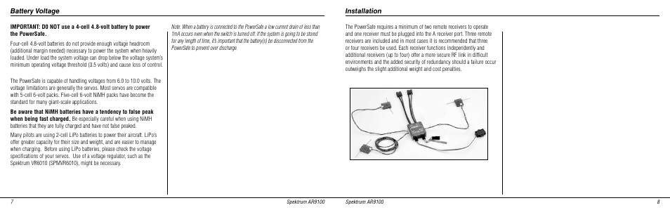 Spektrum SPMAR9100 User Manual | Page 5 / 14