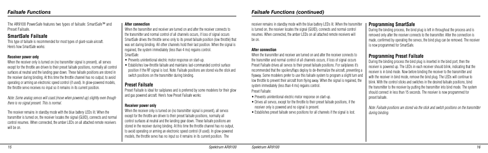 Spektrum SPMAR9100 User Manual | Page 9 / 14