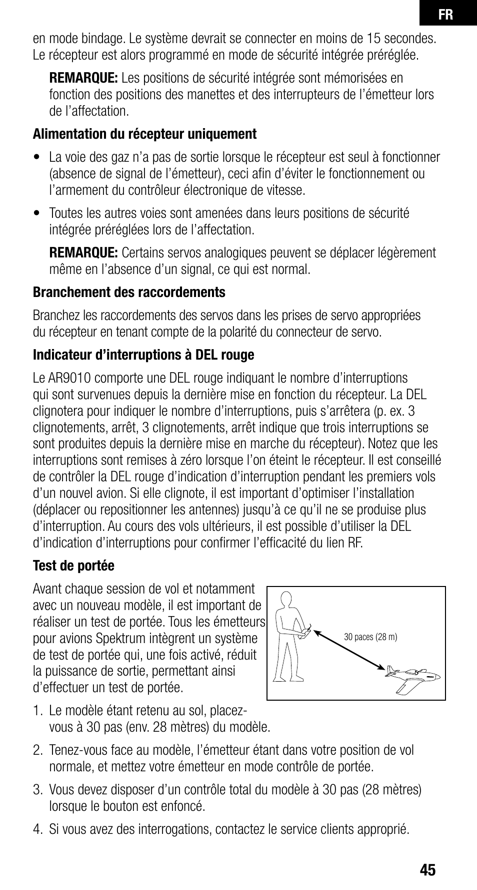 Spektrum SPMAR9010 User Manual | Page 45 / 72