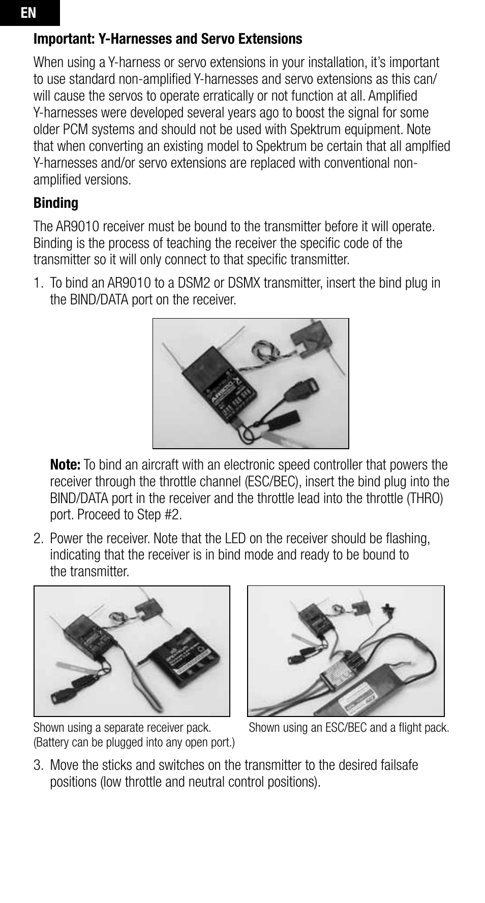 Spektrum SPMAR9010 User Manual | Page 8 / 72