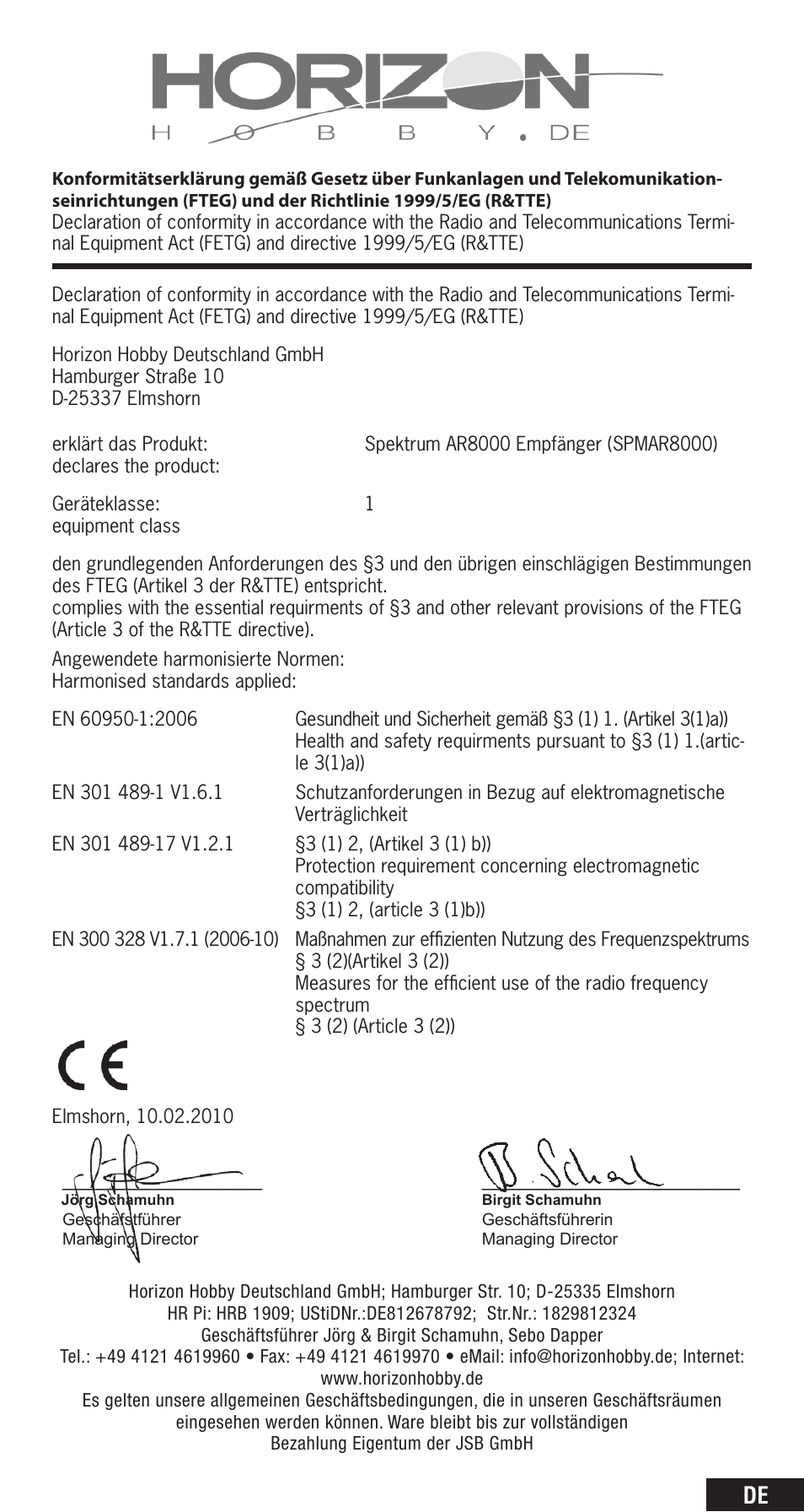 Spektrum SPMAR8000 User Manual | Page 23 / 52