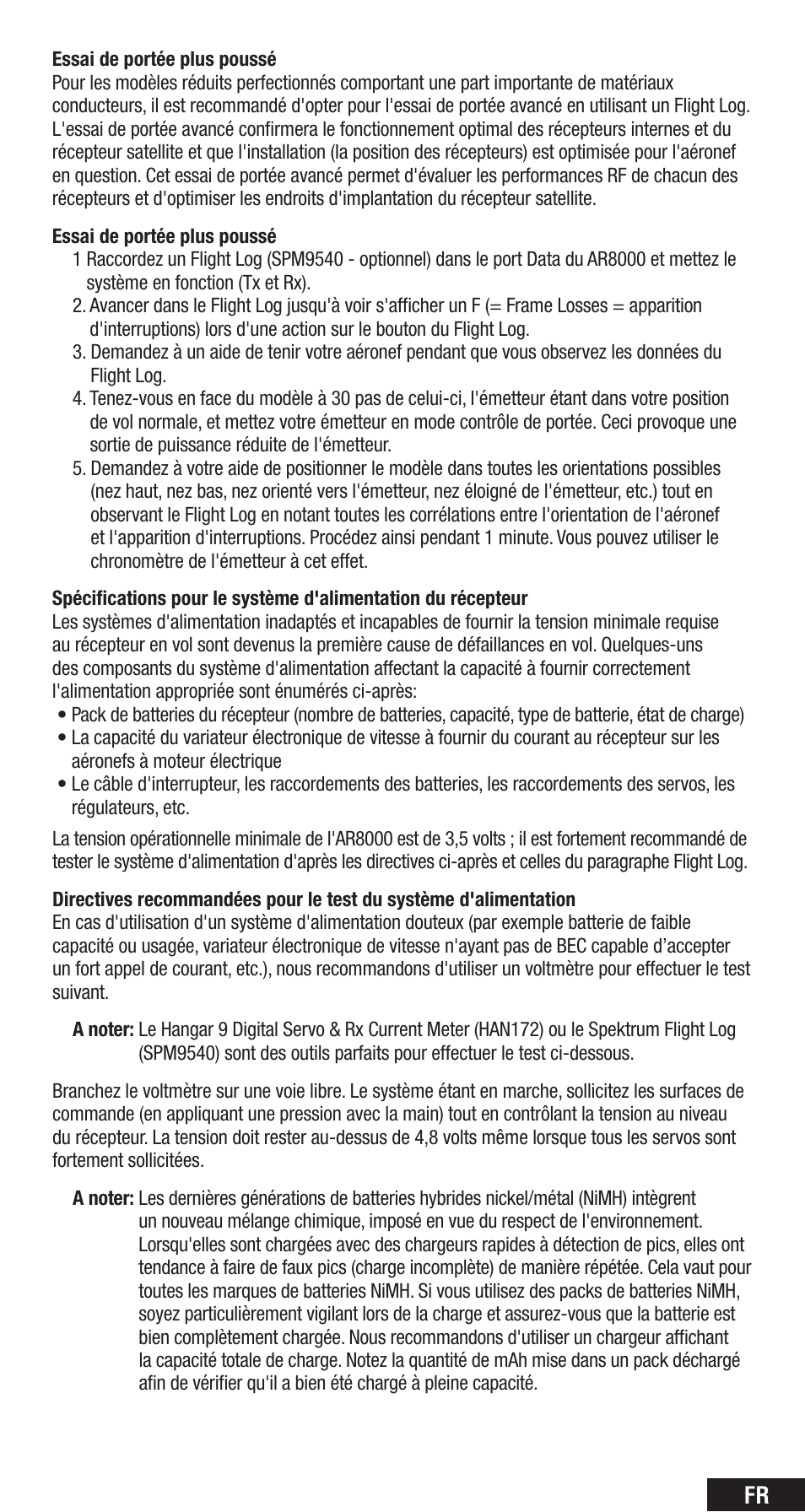 Spektrum SPMAR8000 User Manual | Page 29 / 52
