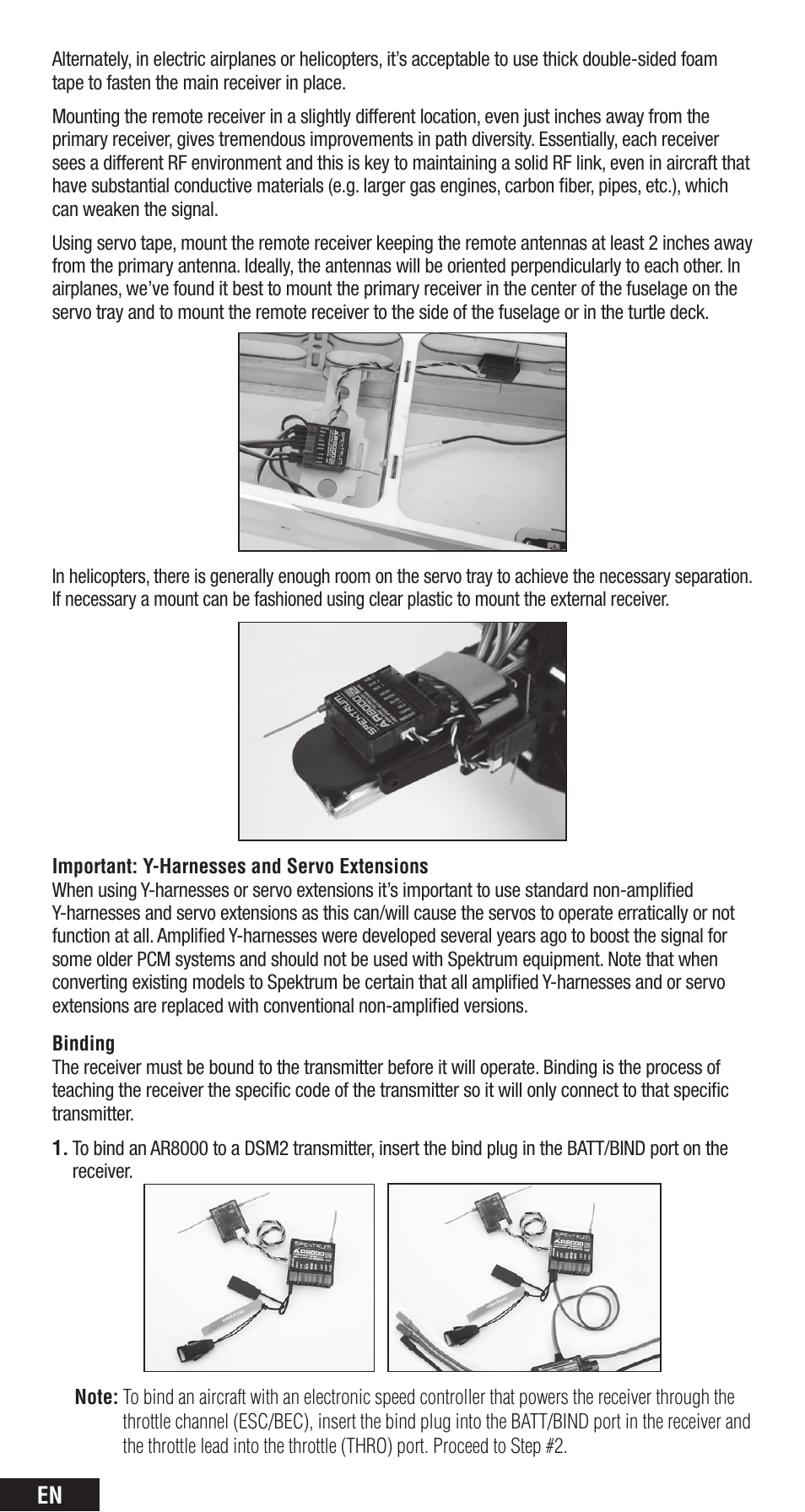 Spektrum SPMAR8000 User Manual | Page 4 / 52