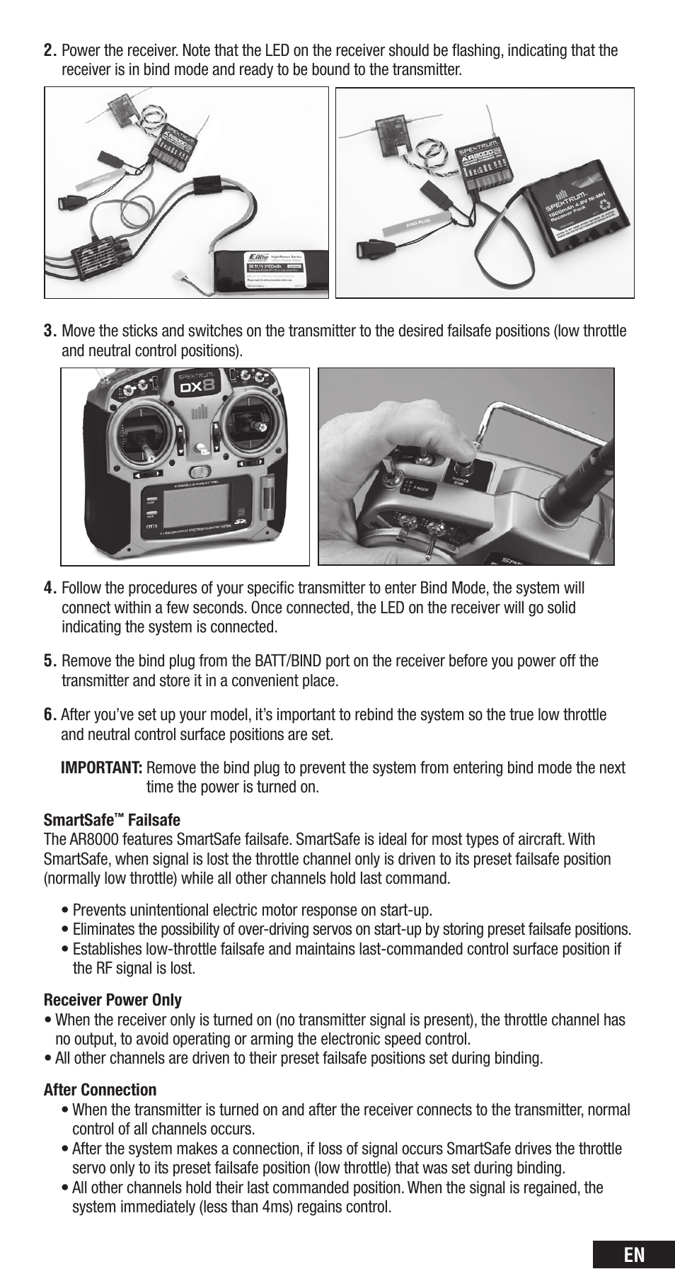 Spektrum SPMAR8000 User Manual | Page 5 / 52