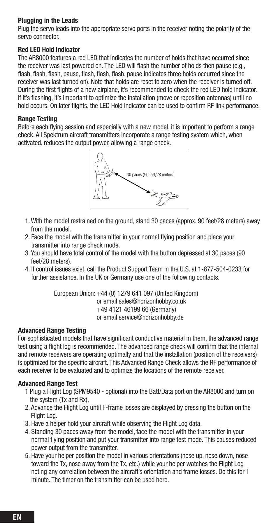 Spektrum SPMAR8000 User Manual | Page 6 / 52