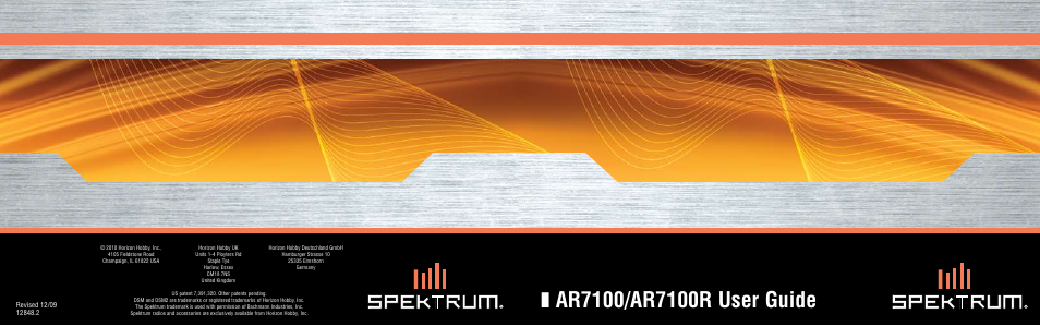 Spektrum SPMAR7100 User Manual | 16 pages