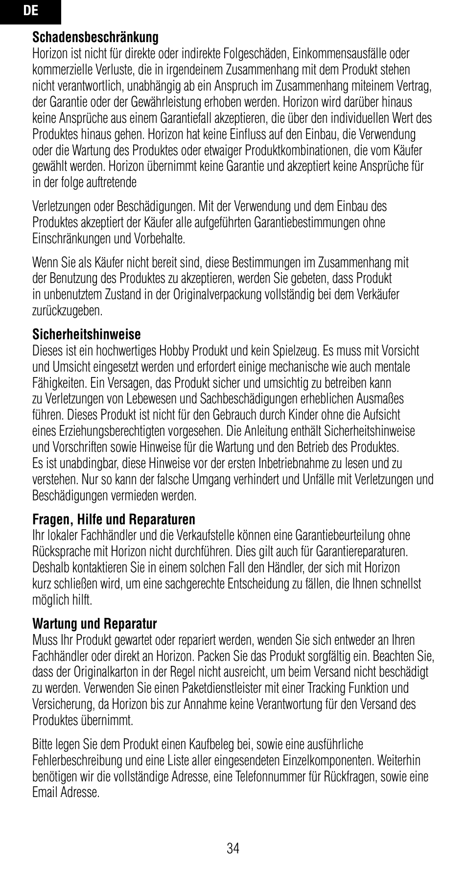 Spektrum SPMAR7010 User Manual | Page 34 / 72