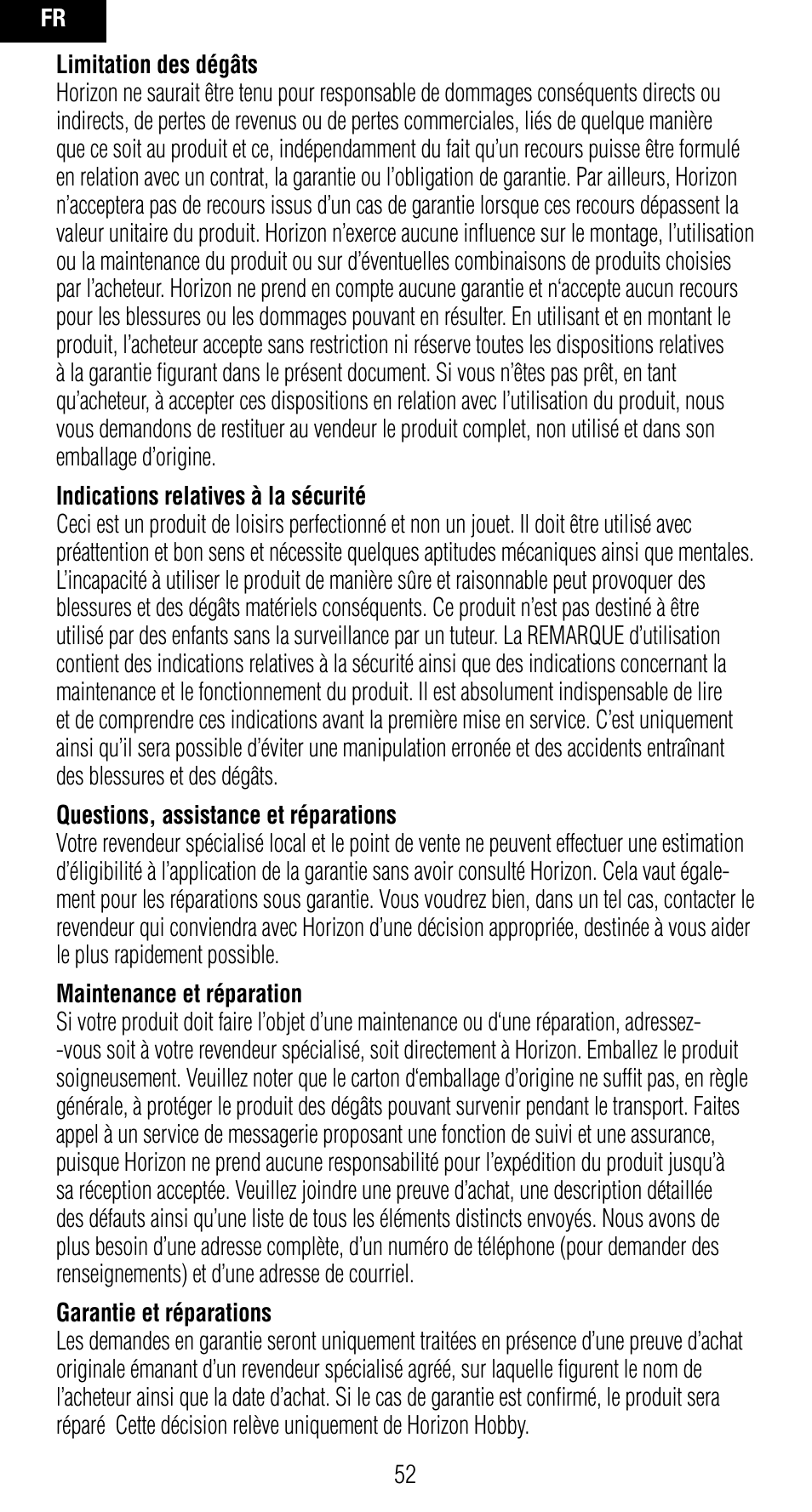Spektrum SPMAR7010 User Manual | Page 52 / 72