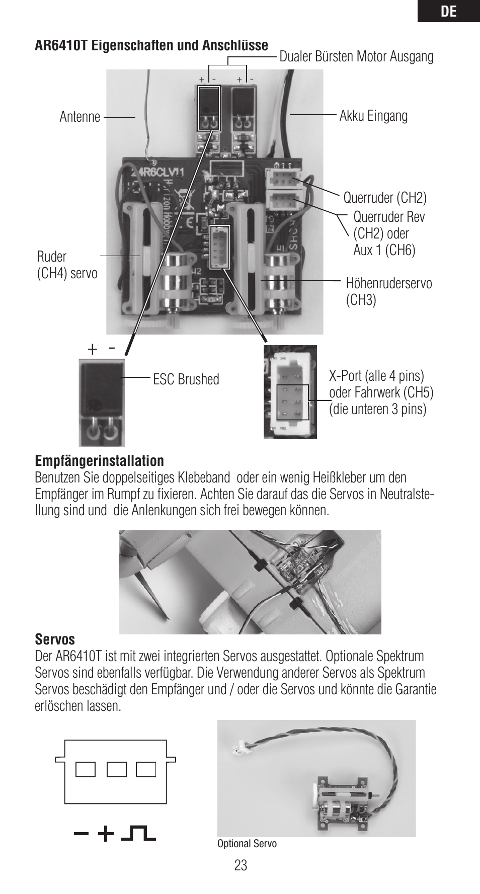 Spektrum SPMAR6410T User Manual | Page 24 / 69