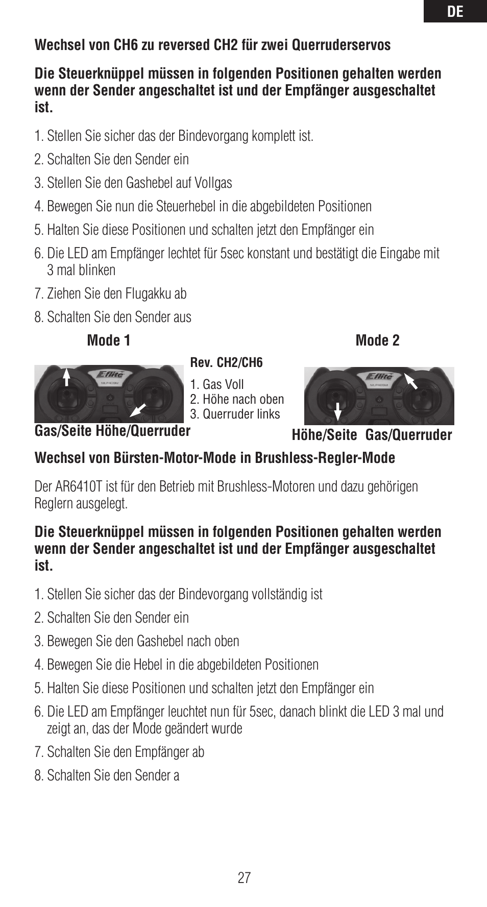 Spektrum SPMAR6410T User Manual | Page 28 / 69