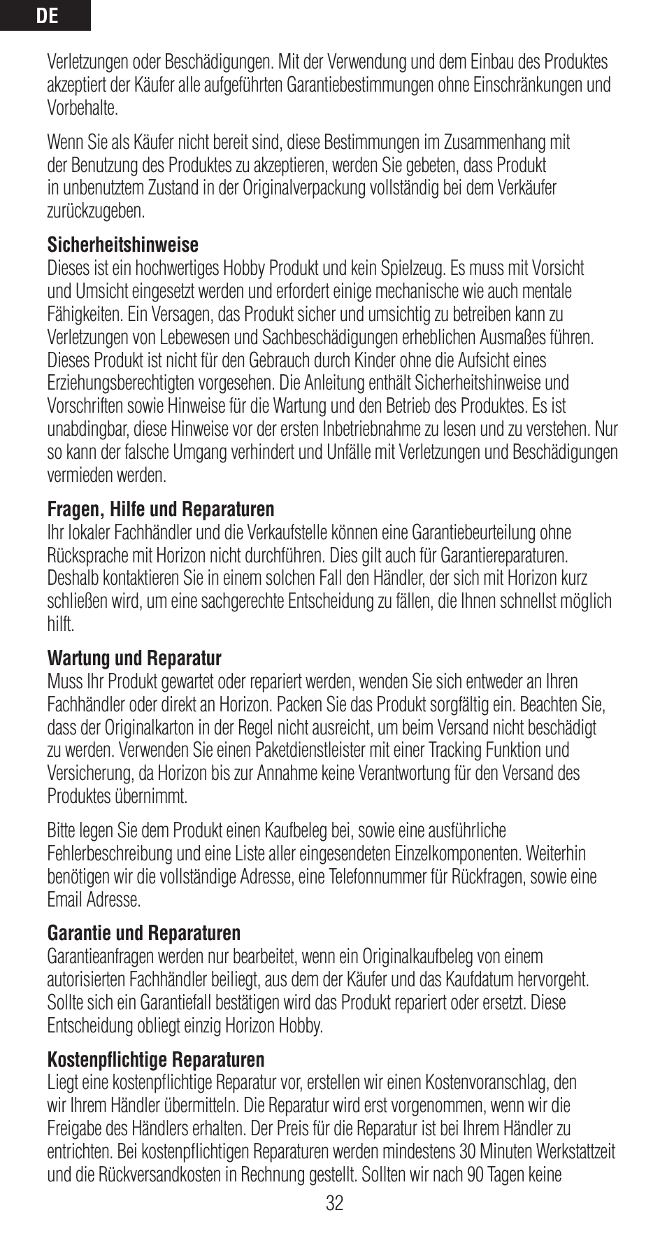Spektrum SPMAR6410T User Manual | Page 33 / 69