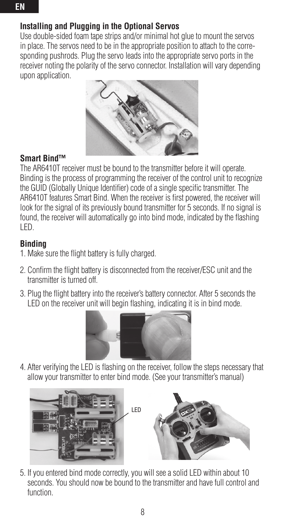 Spektrum SPMAR6410T User Manual | Page 8 / 69