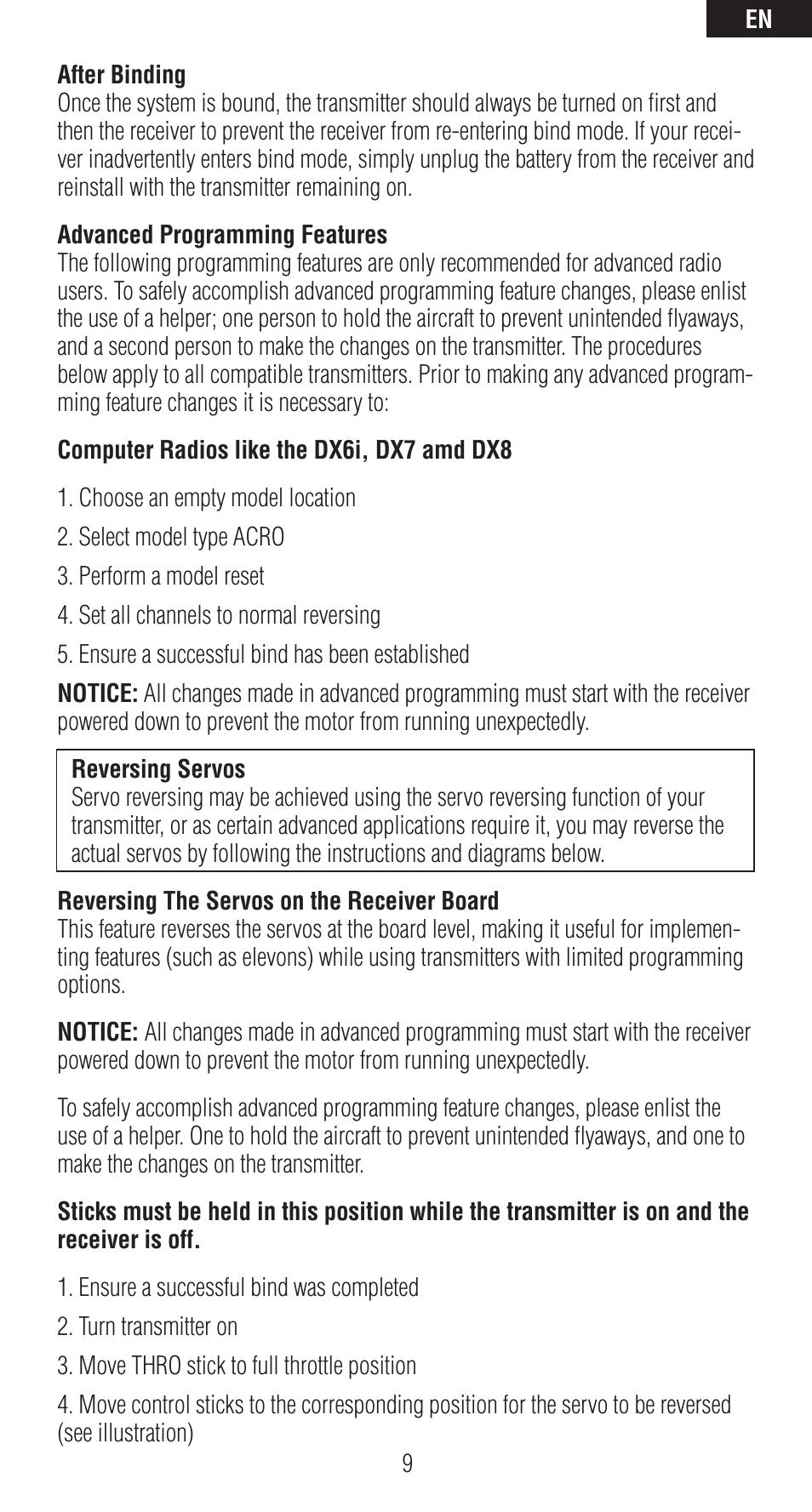 Spektrum SPMAR6410T User Manual | Page 9 / 69