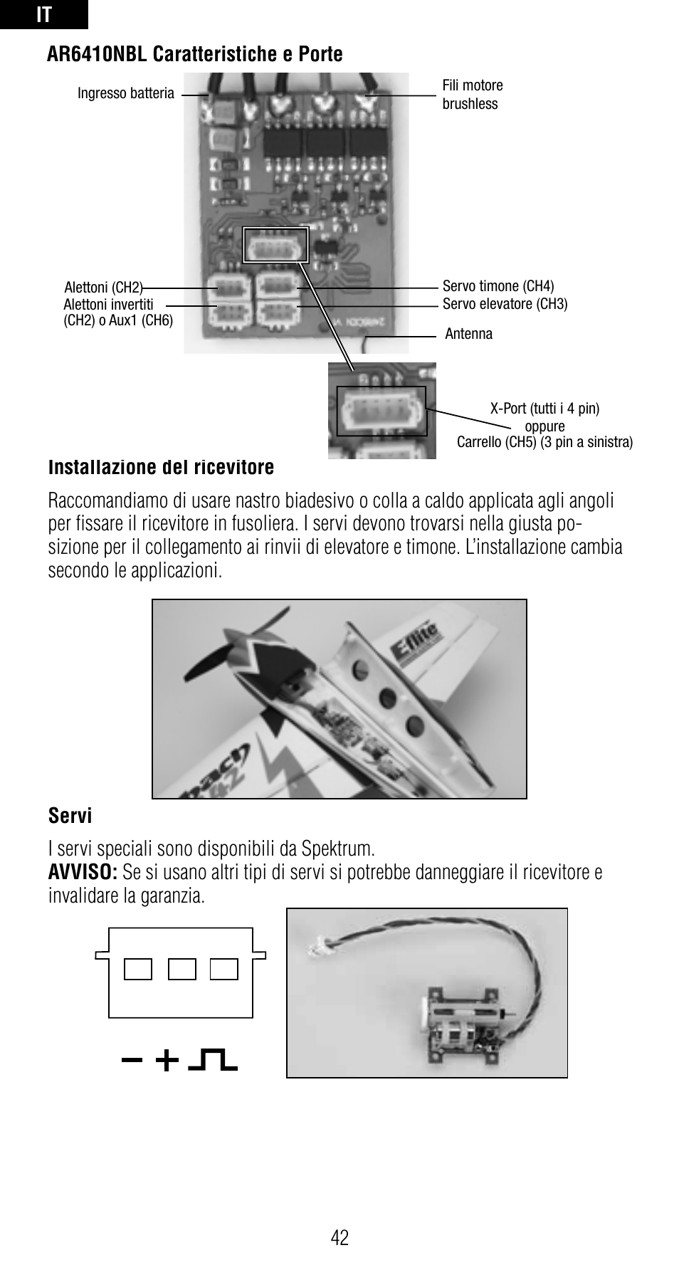 Spektrum SPMAR6410NBL User Manual | Page 44 / 56