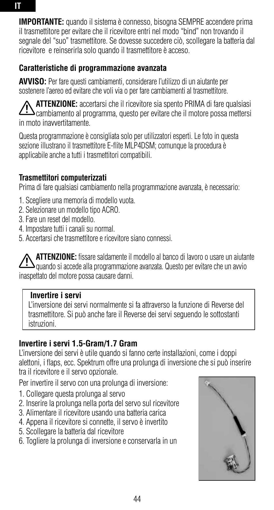 Spektrum SPMAR6410NBL User Manual | Page 46 / 56