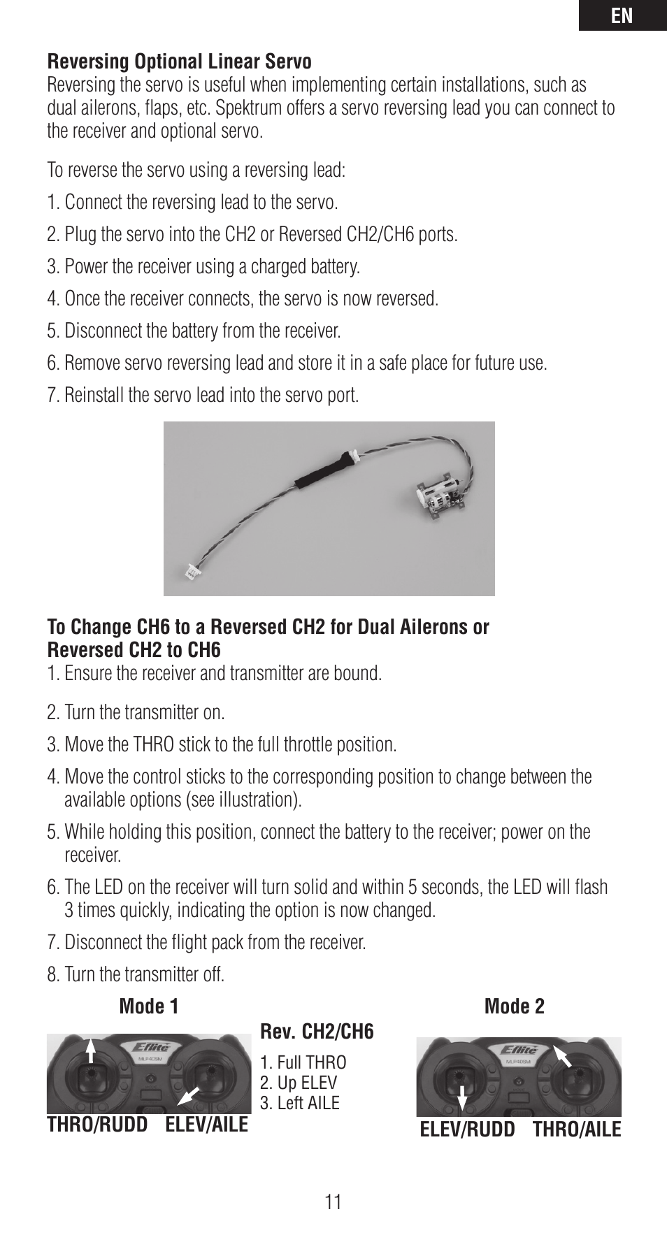 Spektrum SPMAR6410LBL User Manual | Page 11 / 76