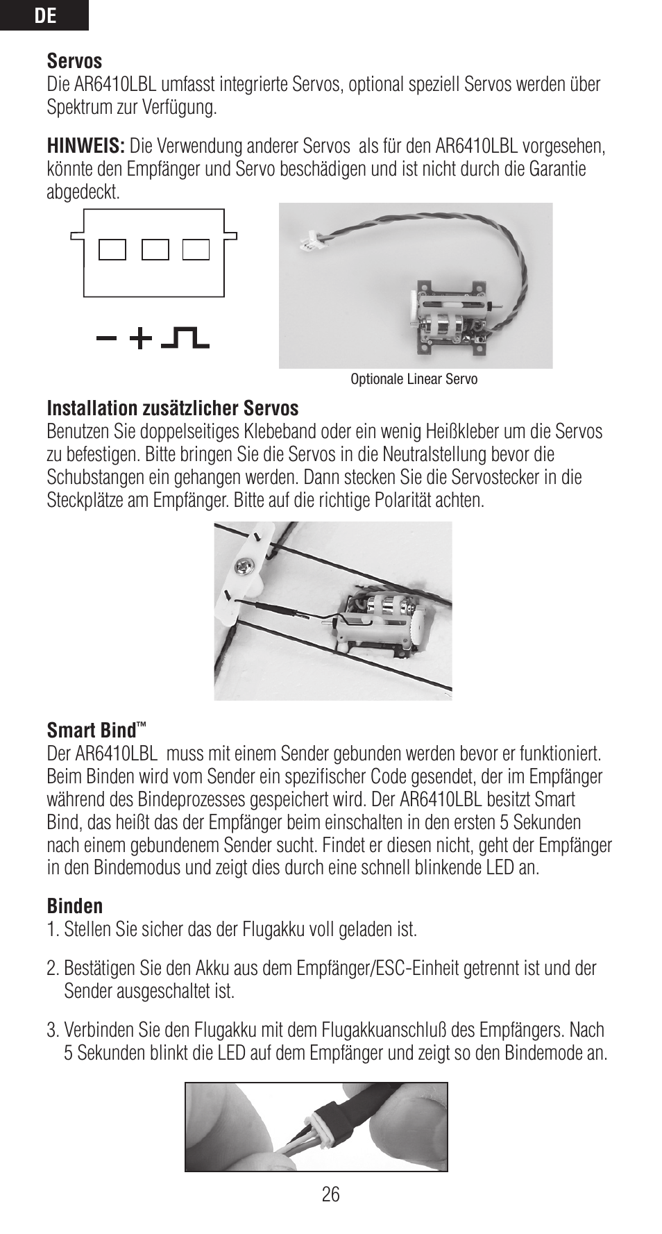 Spektrum SPMAR6410LBL User Manual | Page 26 / 76