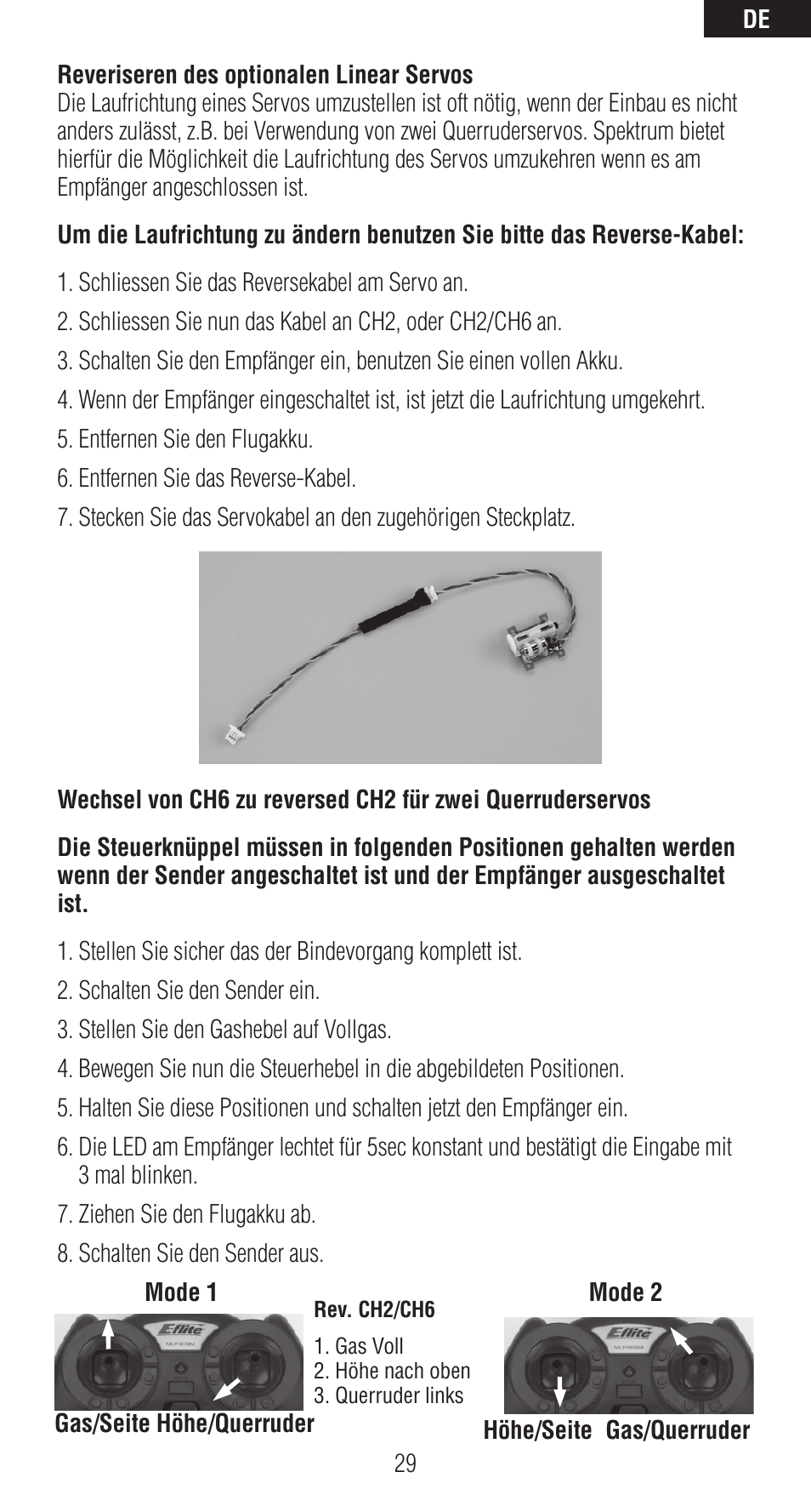 Spektrum SPMAR6410LBL User Manual | Page 29 / 76
