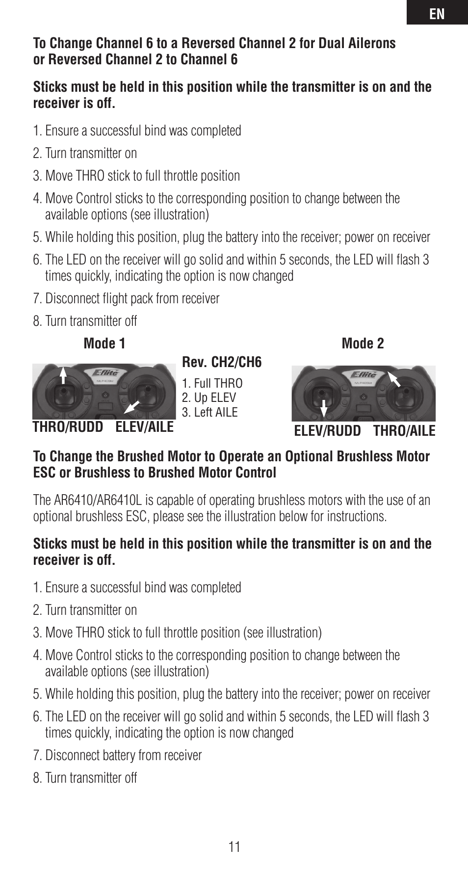 Spektrum SPMAR6410 User Manual | Page 11 / 72