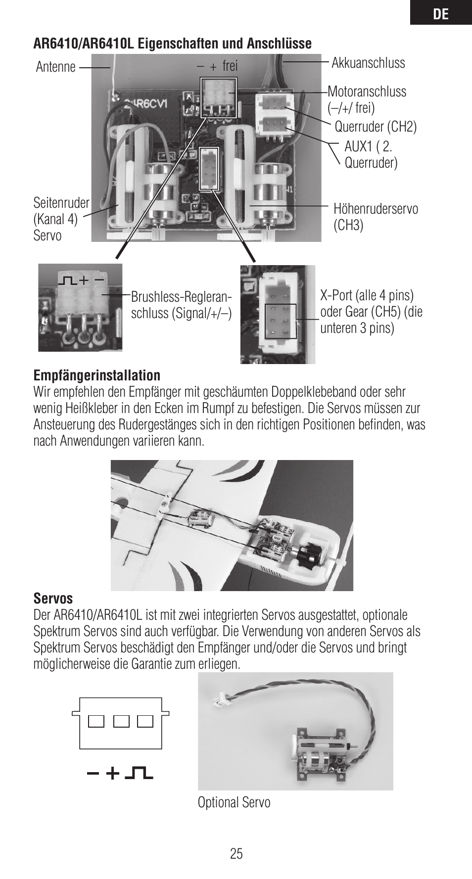 Spektrum SPMAR6410 User Manual | Page 25 / 72