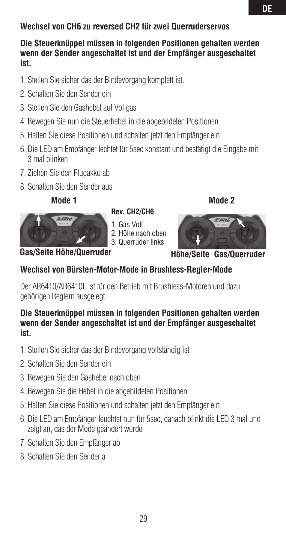Spektrum SPMAR6410 User Manual | Page 29 / 72
