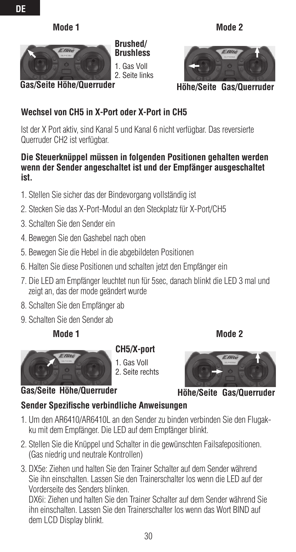 Spektrum SPMAR6410 User Manual | Page 30 / 72