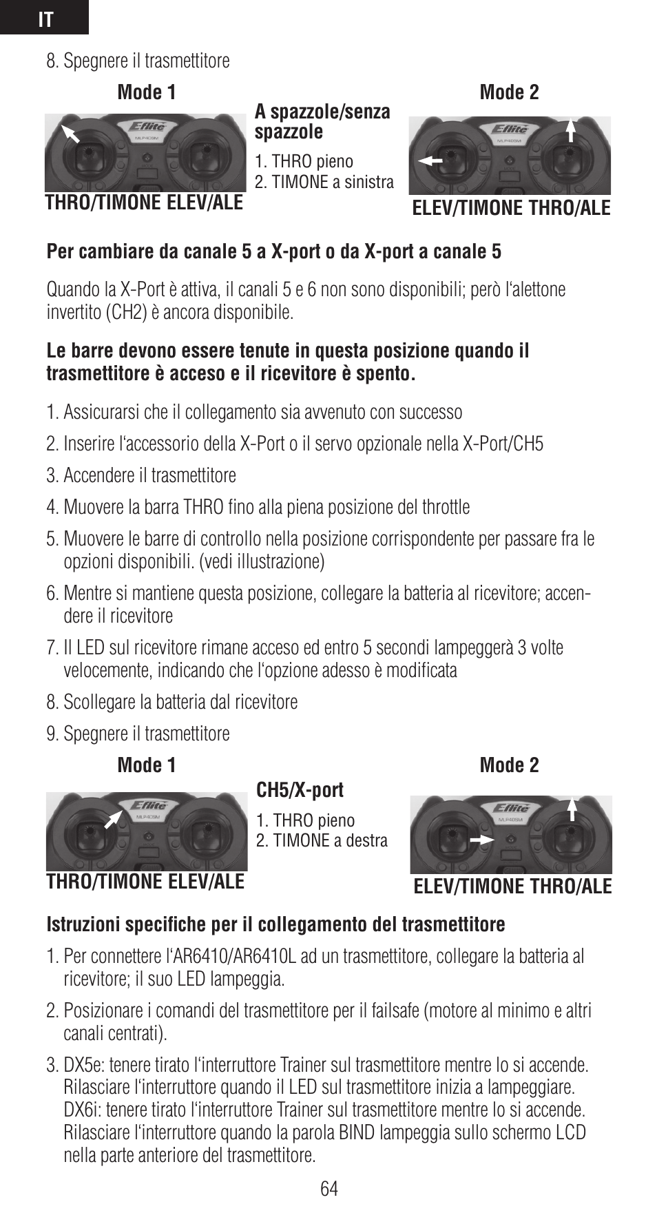 Spektrum SPMAR6410 User Manual | Page 64 / 72