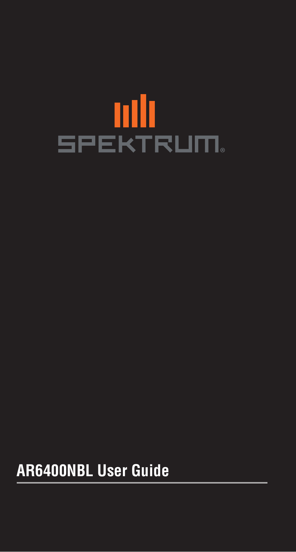 Spektrum SPMAR6400NBL User Manual | 16 pages