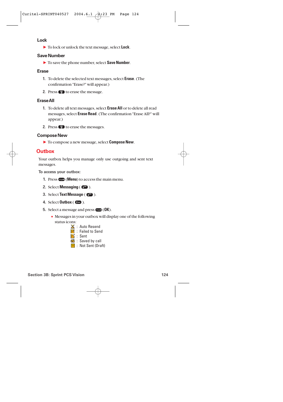 Outbox | Audiovox PM-8920 User Manual | Page 133 / 206