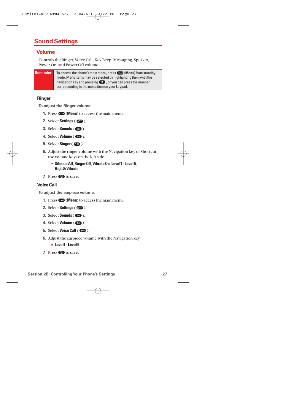 Sound settings, Volume | Audiovox PM-8920 User Manual | Page 36 / 206